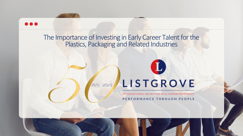 Investing in Early Career Talent